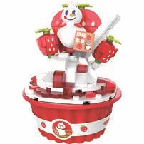 JAKI Mixue Snow King Strawberry Cake