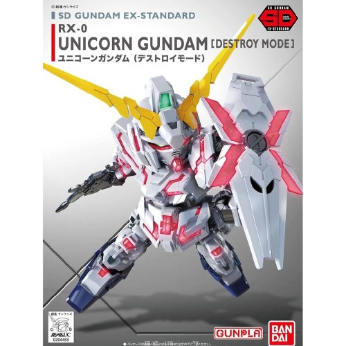 5a9a75fbb5ba1ba32d86d6a898ced3c7-removebg-preview.png Bandai SD Gundam EX-Standard 005 Unicorn Gundam (Destroy Mode)