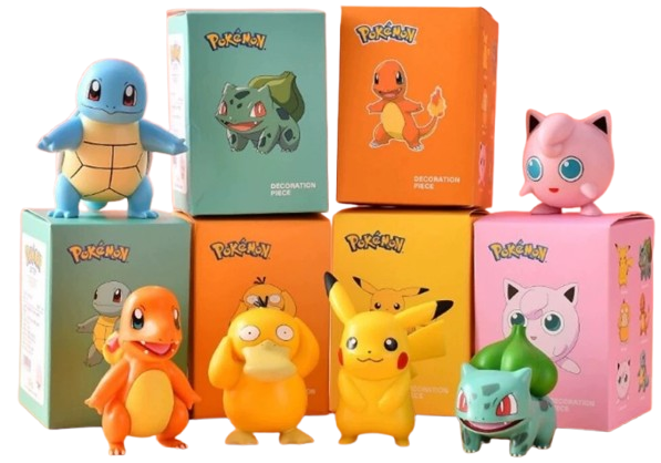 Original Pokémon Figure Model Trendy Collectible Toy Figurine Pikachu